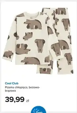 Smyk Piżama chłopięca beżowo-brązowa Cool Club oferta