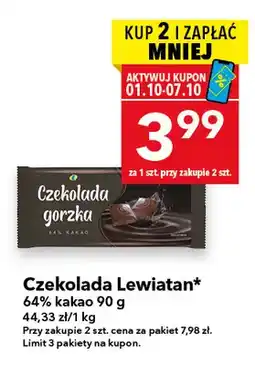 Lewiatan Czekolada Lewiatan 64% kakao oferta