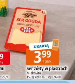 E.Leclerc Ser żółty w plastrach Mlekovita oferta