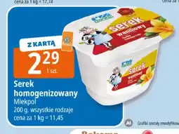 E.Leclerc Serek homogenizowany Mlekpol oferta