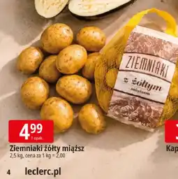 E.Leclerc Ziemniaki żółty miąższ oferta
