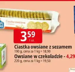 E.Leclerc Ciastka owsiane z sezamem P'tit Déli oferta
