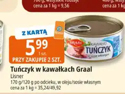 E.Leclerc Tuńczyk w kawałkach w oleju Graal oferta