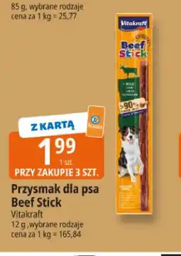 E.Leclerc Przysmak dla psa Beef Stick Vitakraft oferta