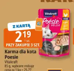 E.Leclerc Karma dla kota Poésie Vitakraft oferta