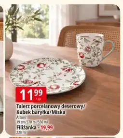 E.Leclerc Talerz porcelanowy deserowy Altom 19 cm oferta