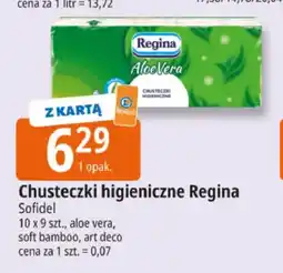 E.Leclerc Chusteczki higieniczne Regina aloe vera 10-pak oferta