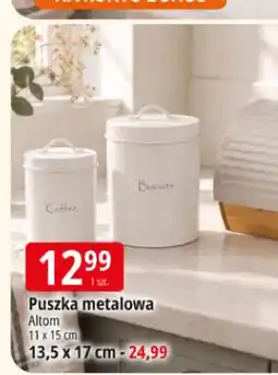 E.Leclerc Puszka metalowa 11x15 cm Altom oferta