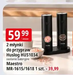 E.Leclerc Młynki do przypraw Huslog HUS1034 2-pak oferta