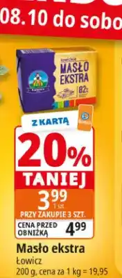 E.Leclerc Masło ekstra Łowicz oferta
