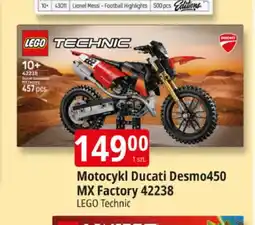 E.Leclerc Klocki Motocykl Ducati Desmo450 MX Factory 42238 LEGO Technic oferta