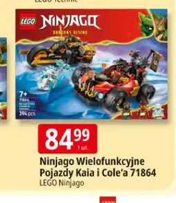 E.Leclerc Klocki Ninjago Wielofunkcyjne Pojazdy Kaia i Cole'a 71864 LEGO oferta