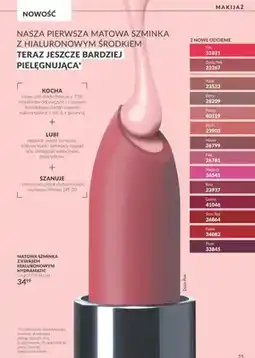 Avon Matowa szminka z kwasem hialuronowym Hydramatic oferta