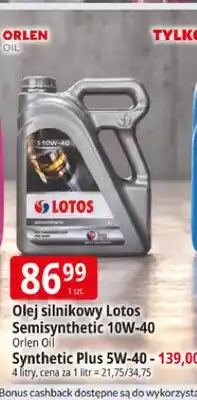 E.Leclerc Olej silnikowy Lotos Semisynthetic 10W-40 oferta