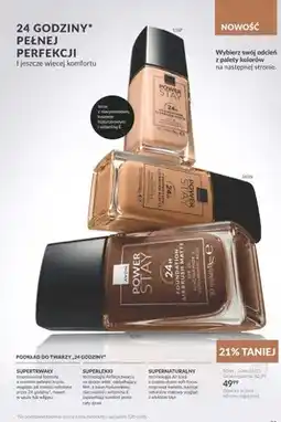 Avon Podkład do twarzy 24 godziny Avon Power Stay oferta