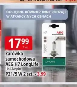 E.Leclerc Żarówka samochodowa Aeg H7 LongLife oferta