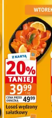 E.Leclerc Łosoś wędzony sałatkowy oferta