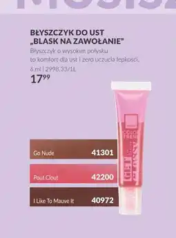 Avon Błyszczyk do ust Blask na Zawołanie Pout Clout Avon oferta