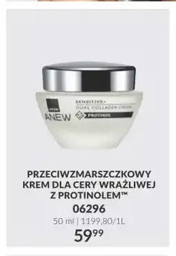 Avon Przeciwzmarszczkowy krem dla cery wrażliwej z Protinolem Anew oferta