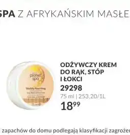 Avon Odżywczy krem do rąk, stóp i łokci Planet Spa oferta