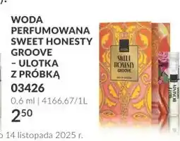 Avon Woda perfumowana Sweet Honesty Groove - ulotka z próbką Avon oferta