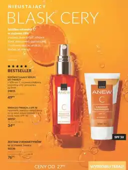 Avon Rozświetlające serum do twarzy Avon Anew oferta