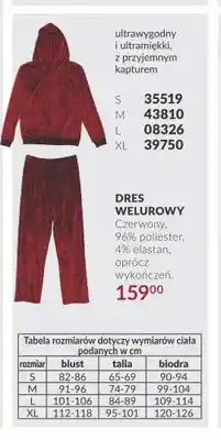Avon Dres welurowy oferta