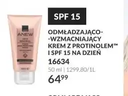 Avon Odmładzająco-wzmacniający krem z Protinolem i SPF 15 na dzień Anew oferta