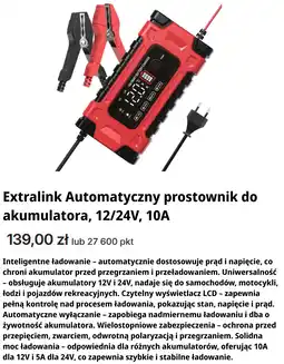 Orlen Extralink Automatyczny prostownik do akumulatora, 12/24V, 10A oferta