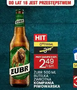 Wafelek Piwo Żubr oferta