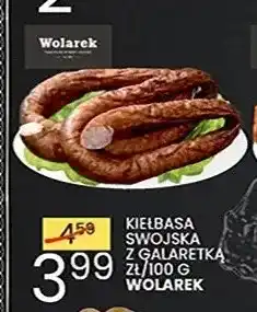 Wafelek Kiełbasa swojska z galaretką Wolarek oferta