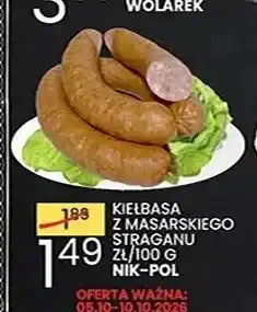 Wafelek Kiełbasa z masarskiego straganu Nik-Pol oferta