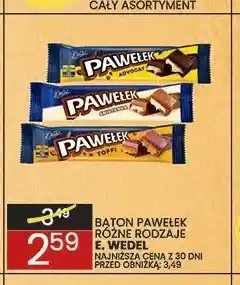 Wafelek Baton Pawełek Advocat E.Wedel oferta