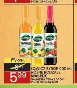 Wafelek Syrop Łowicz pomarańcza oferta