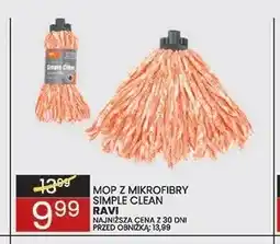Wafelek Mop z mikrofibry Simple Clean Ravi oferta