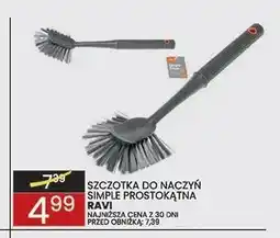 Wafelek Szczotka do naczyń Simple prostokątna Ravi oferta