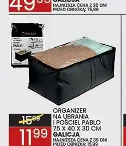 Wafelek Organizer na ubrania i pościel Pablo 75x40x30 cm Galicja oferta