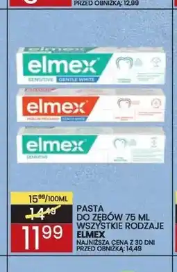 Wafelek Pasta do zębów Elmex Sensitive Gentle White oferta
