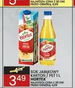 Wafelek Sok jabłkowy karton Hortex oferta