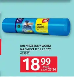 Selgros Worki na śmieci 120 l Jan Niezbędny oferta