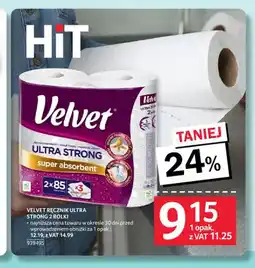 Selgros Ręcznik Ultra Strong 2 rolki Velvet oferta