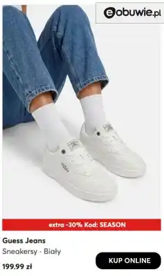 Sneakersy białe Guess Jeans