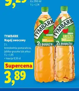 Lidl Napój owocowy jabłko-gruszka Tymbark oferta
