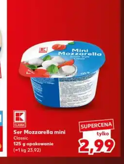 Kaufland Ser Mozzarella mini Classic K-Classic oferta