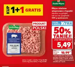Kaufland Mięso mielone wieprzowe z łopatki K-Stoisko Mięsne oferta