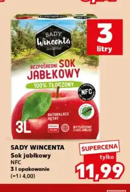 Kaufland Sok jabłkowy NFC Sady Wincenta oferta