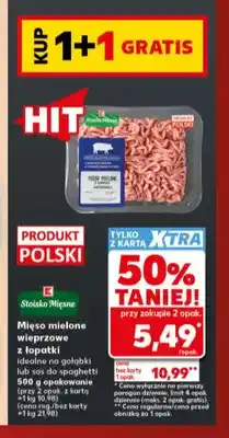 Kaufland Mięso mielone wieprzowe z łopatki Stoisko Mięsne oferta