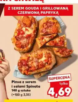 Kaufland Pinsa z serem i salami Spinata oferta