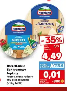 Kaufland Ser kremowy topiony krążek Mixtett Hochland oferta
