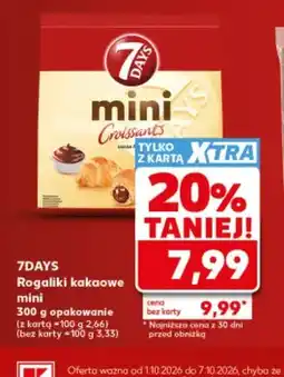 Kaufland Rogaliki kakaowe mini 7Days oferta